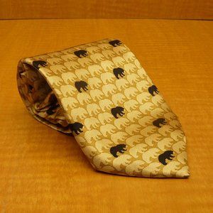 Men's Silk Bear Tie